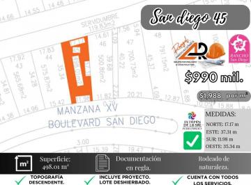 Terreno / Lote , Ixtapan de la Sal · Lote San Diego 45 Mz Xv con Vista Hacia Ixtapan Sobre Boulevard con Proyecto