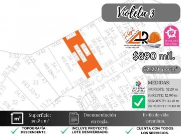 Terreno / Lote , Ixtapan de la Sal · Lote Violeta 34 - 3 con Vista y en Zona Vip. Incluye Proyecto Todos Servicios