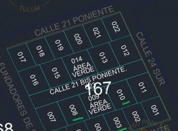 Terreno / Lote · 426m² · Lot Of 426 Sqm Region 15, Close To The 5th Avenue in Tulum.