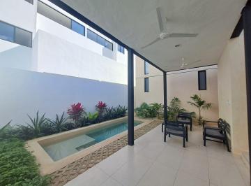 Departamento de 2 habitaciones, Mérida · En Renta Departamento con Piscina en Planta Baja en Aleria Temozón