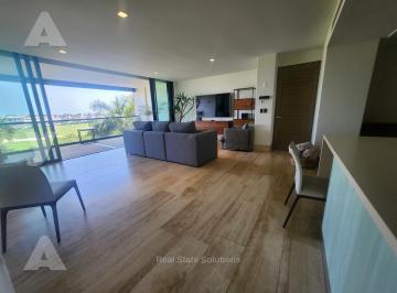 Departamento · 248m² · 3 Recámaras · 2 Estacionamientos · Departamento en Venta, 3 Recámaras, Amueblado, Salón Tv, Campo Golf, Puerto Cancún.