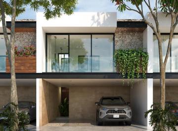 Casa · 164m² · 2 Recámaras · 2 Estacionamientos · Townhouse en Venta Cholul Mérida Increíble Amplitud