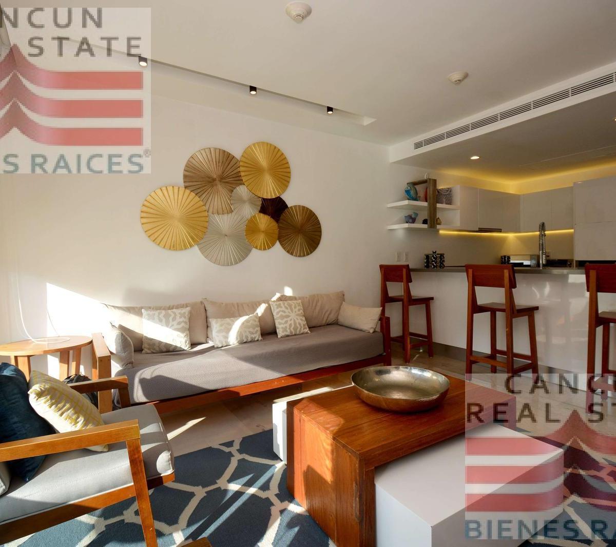Departamento en Venta, 1 Habitación en Residencial Oceana - Playa del Carmen.