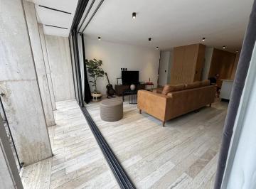 Departamento de 2 habitaciones, Cuauhtémoc · Departamento Exterior con Balcón en Estancia y Patio Interior en Recámara Secun