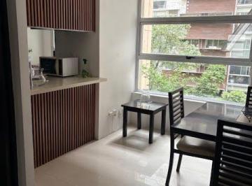 Departamento de 80 m2 , edificio de 16 pisos , 5 departamentos por piso , exteri · Bonito Departamento Amueblado y Equipado en La Quadra