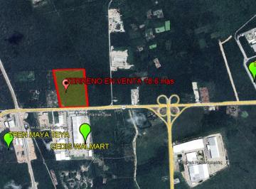 Terreno / Lote , Kanasín · En Venta Terreno con Frente de Carretera Zona Teya en Mérida - Cancún