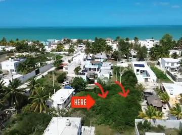 Terreno / Lote · 265m² · Terrenos en La Playa de Chuburna Puerto a Unos Pasos del Mar