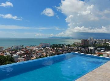 Departamento · 33m² · 1 Recámara · Venta Condominio Altomar Col 5 de Diciembre Rooftop Alberca Vista Mar Puerto Vallarta Cerca del Male