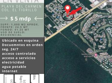 Terreno / Lote · 1000m² · Terreno en Venta en Fraccionamiento El Tigrillo