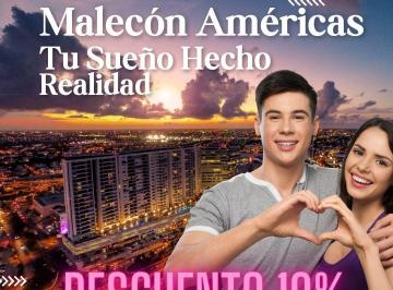 Departamento · 99m² · 2 Recámaras · 2 Estacionamientos · Departamento en Venta, 2 Recámaras, Nivel 12, Malecón Américas, Cancún