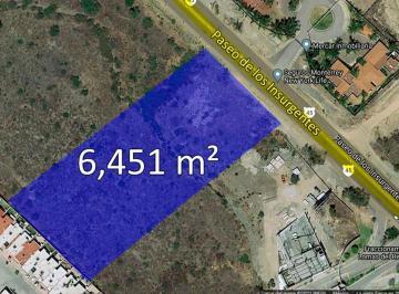 Terreno / Lote · 6451m² · Terreno en Venta Paseo de Los Insurgentes, 6451 m²