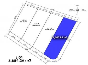 Terreno / Lote · 1105m² · Terreno en Venta Panan Silao Gto 1105 m²