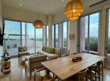 Departamento de 3 habitaciones, Telchac Puerto · Departamento 3 Recamaras y Jaccuzi Pbaja con Vista Al Mar en Telchac, Yucatán