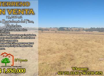 Terreno / Lote , Amealco de Bonfil · San Bartolome del Pino, Amealco. Terreno en Venta con Escrituras.