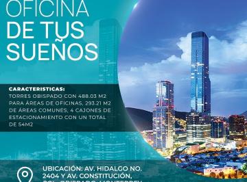 Oficina · 781m² · 4 Estacionamientos · Oficinas en Renta en Torre Top