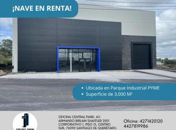 Nave industrial , El Marqués · Nave en Renta de 3,000 m² en Parque Industrial Bernardo Quintana