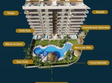 Departamento de 3 habitaciones, Acapulco de Juárez · Departamento en Venta Olympia Sobre El Boulevard de Las Naciones