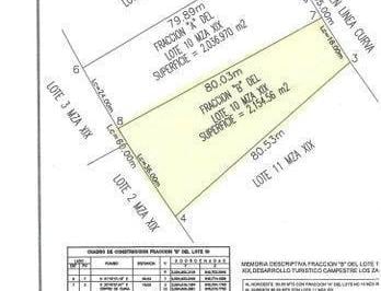 Terreno / Lote · 2155m² · Zacatitos Manz Xix Lote 10b - Mls#23 - 3900 - (4)