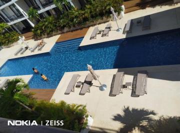 Departamento · 156m² · 3 Recámaras · 2 Estacionamientos · Departamento en Venta Amueblado de 3 Recámaras, Piscina, en Av Acanceh, Sm 12, Cancún
