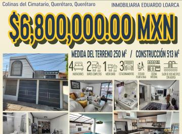 Casa de 4 habitaciones, Querétaro · Venta de Casa en Colinas del Cimatario, Querétaro.