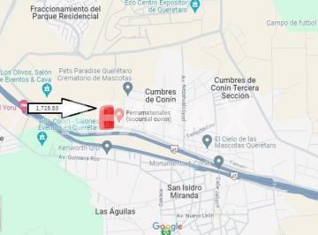 Terreno comercial · 1729m² · Terreno Renta Cumbres del Conin