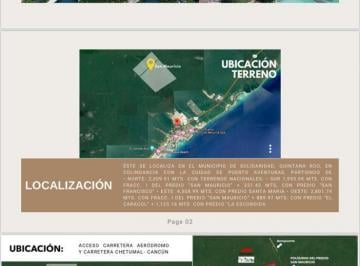 Terreno / Lote · 3000000m² · Terreno en Venta (San Mauricio) en Puerto Aventuras