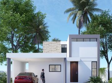 Casa · 188m² · 3 Recámaras · 2 Estacionamientos · Privada Tamora, Al Norte de Mérida en Conkal.