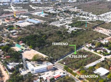 Terreno comercial , Mérida · Venta de Terreno en Temozón en Yucatán
