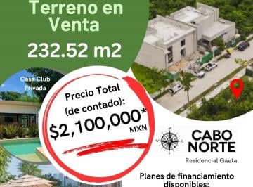 Terreno / Lote , Mérida · Terreno Residencial Cabo Norte