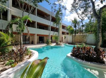 Departamento · 50m² · 1 Recámara · Departamento Amueblado con Acceso Directo a La Alberca en Tulum