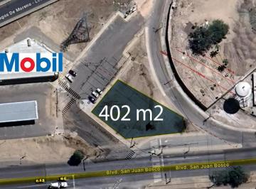 Terreno / Lote · 402m² · 2 Estacionamientos · Terreno en Renta Gasolinera Blvd. San Juan Bosco 402 m²