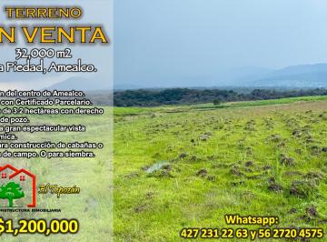 Terreno / Lote 32199m² Venta Rancho o rancheria Jacal de la Piedad · La Piedad, Amealco. Terreno en Venta de 32,000 m² con Derecho de Riego.