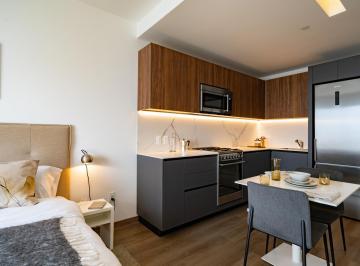 Departamento · 37m² · 1 Estacionamiento · Departamento Loft Amueblado con Electrodomésticos en Renta Riga Bosques