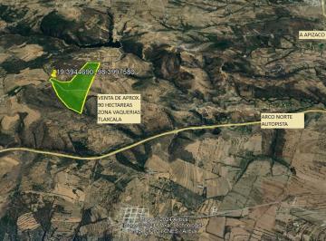 Terreno / Lote · 900000m² · Venta de Terreno en Ha, Vaquerias Tlaxcala