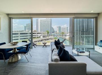Departamento de 2 habitaciones, Benito Juárez · Departamento Amueblado en Renta, Riva Condos Puerto Cancún, Quintana Roo.