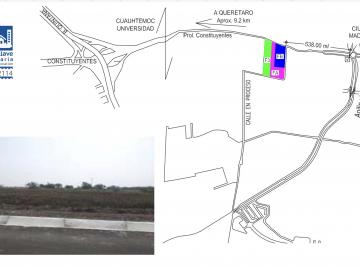 Terreno comercial , El Marqués · Terreno con Uso de Suelo en Prolongación Constituyentes