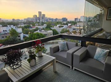 Departamento de 3 habitaciones, Miguel Hidalgo · Polanco. Precioso Depa con Pisos de Madera, Linda Vista, Iluminado
