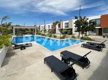 Casa en condominio · 145m² · 3 Recámaras · 1 Estacionamiento · Casa Nueva en Venta Coto Familiar con Alberca Seguridad 24/7 Flamingos Residencial Nuevo Vallarta Bu