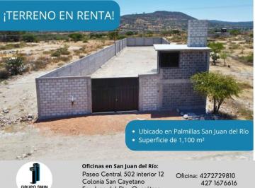 Terreno / Lote , San Juan del Río · Terreno en Renta de 1,000 m² en Palmillas