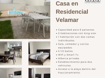 Casa · 3 Recámaras · Casa en Fraccionamiento Velamar