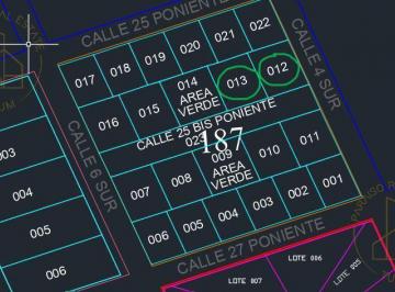 Terreno / Lote · 426m² · 2 Lots Of 426 Sqm Region 15, 200 Mt From Kukulkan Avenue