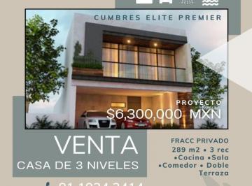 Casa · 289m² · 3 Recámaras · 2 Estacionamientos · Casa en Venta en Cumbres Elite Premier