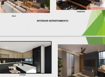 Departamento · 104m² · 2 Recámaras · 2 Estacionamientos · Departamento Nuevo en Preventa Entrega en Agosto 2024