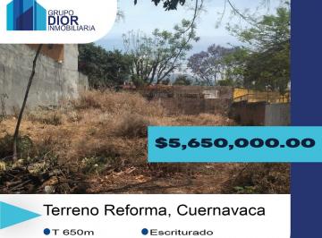 Terreno / Lote , Cuernavaca · Terreno Reforma, Cuernavaca