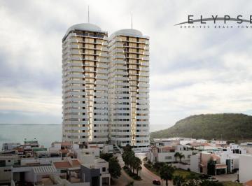 Departamento de 2 habitaciones, Mazatlán · Elypse Beach Condos en Playa Cerritos