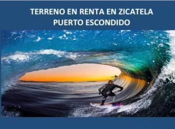 Terreno comercial , San Pedro Mixtepec · Oaxaca Puerto Escondido Rento en Playa Zicatela en Av del Morro Terreno 200 m