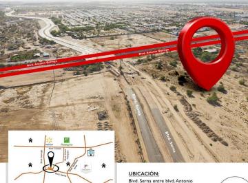 Terreno / Lote · 1337m² · Terrenos Comerciales en Venta Sobre Blvd. Serna, Hermosillo, Sonora.