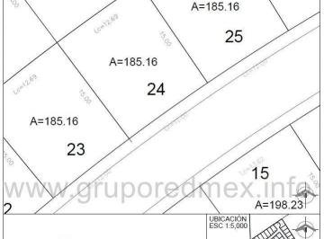 Terreno / Lote , Querétaro · Lote 24, Dentro de Fraccionamiento La Vista Residencial, Condominio Magdala