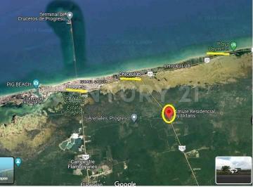 Terreno / Lote · 250m² · Terreno en Venta en Vendamar, Chicxulub