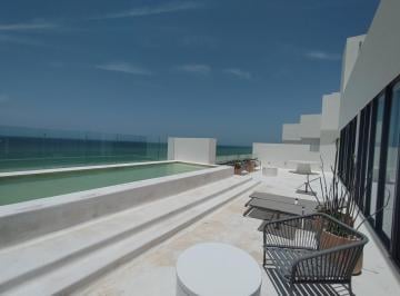 Departamento de 1 habitación, Telchac Puerto · Venta Depto PH Amueblado, Vista Al Mar y Laguna, Terraza con Alberca Privada, Puerto Telchac
